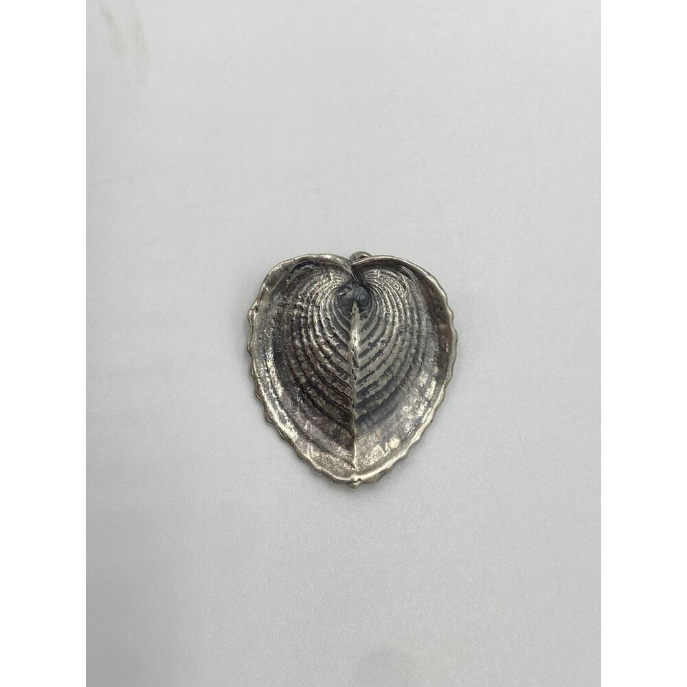 Mignon Faget Sterling Silver Large Cockle Shell Pendant Retired Rare New Orleans